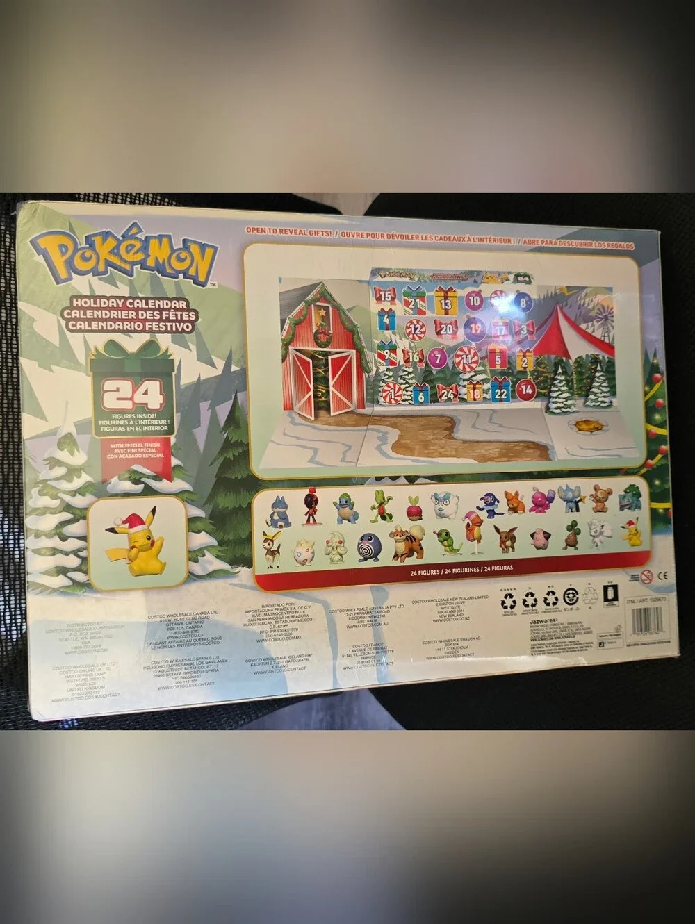 Jazwares Pokémon Holiday Advent Calendar
